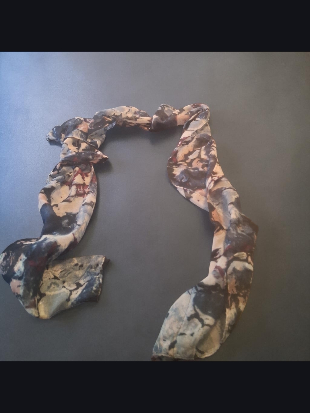 Scarf With A Botanical-Themed Print Semi Sheer Elegant Womens Scarf Wrap